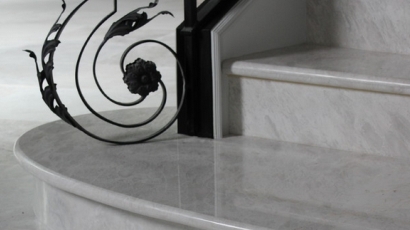 marble steps