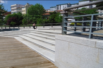 outside granite steps