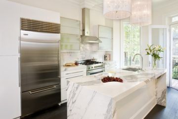 marble kitchen countertop