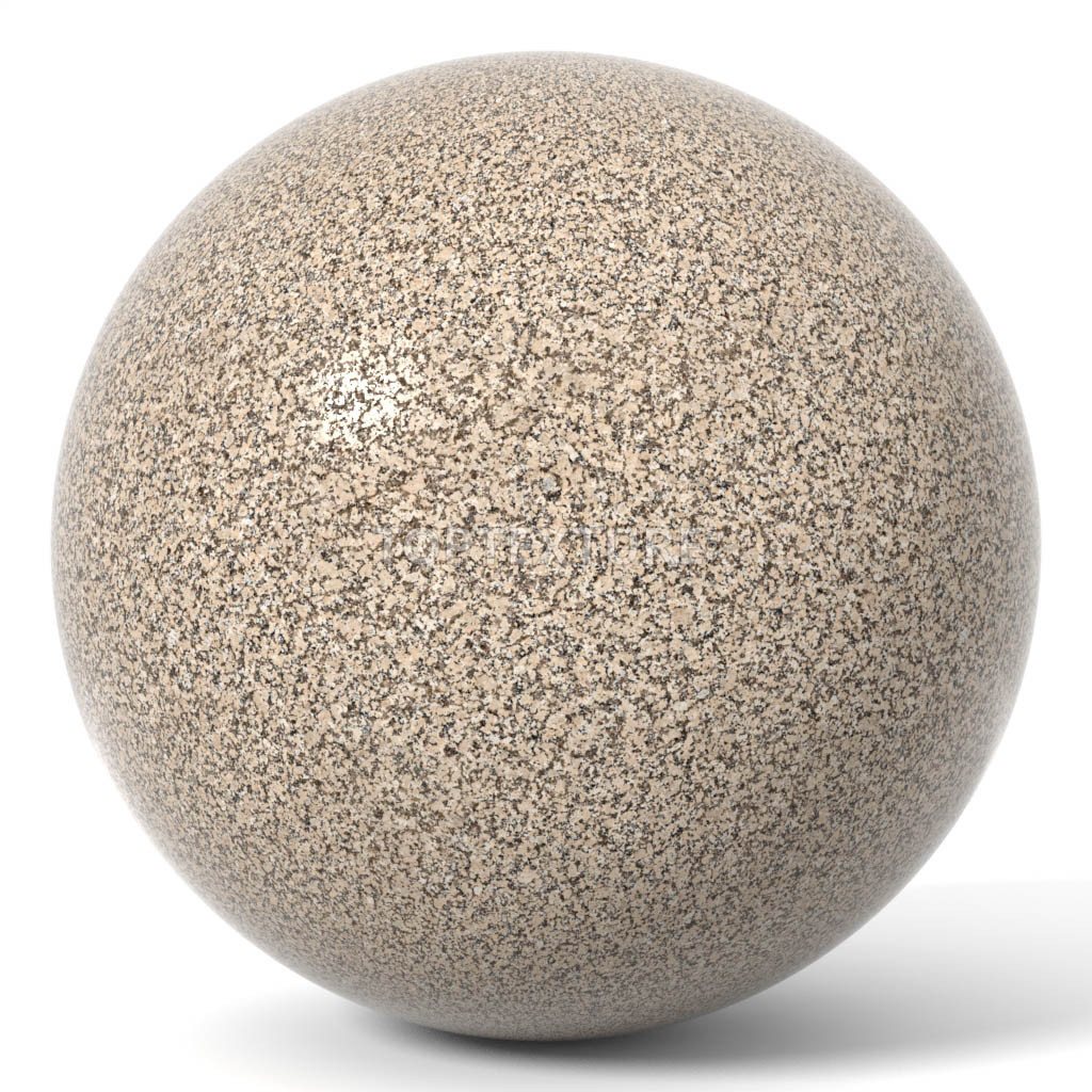 yellow granite ball 20 cm